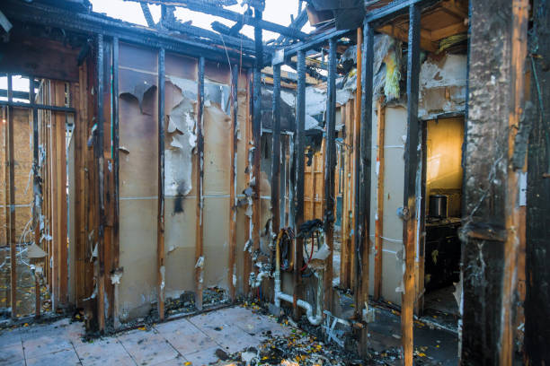 Professional Fire Damage Removal technician working in Lake City, SC